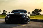 Ford Mustang on Vossen Wheels (LC-102) 2017 года